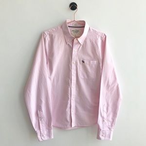 Abercrombie & Fitch Men’s Shirt Pink Size Large